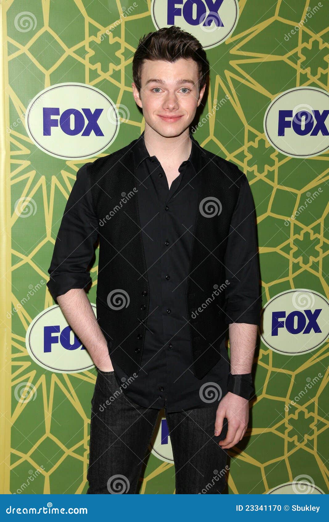 Chris Colfer editorial image. Image of pasadena, green - 23341170