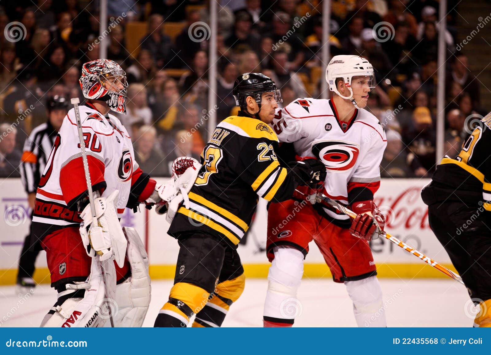 Jason Spezza Face-off with Chris Kelly Editorial Stock Photo