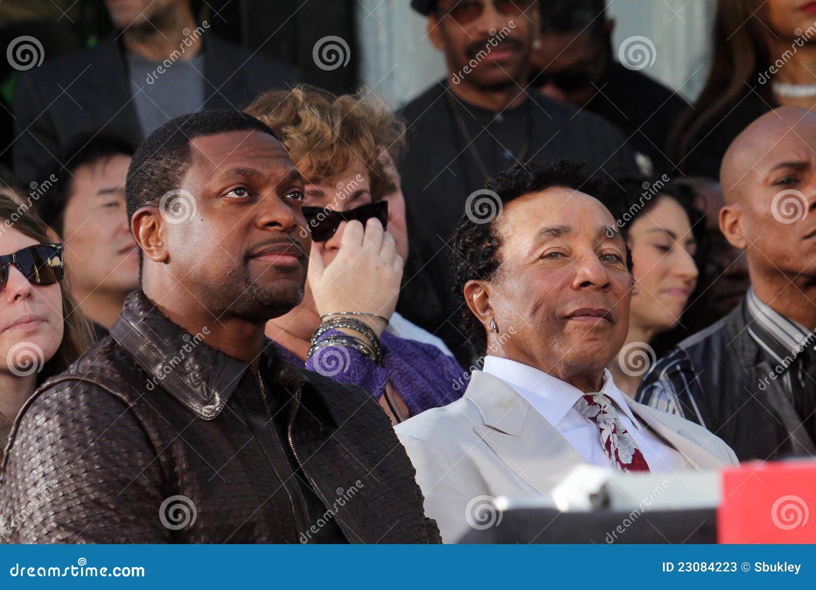 Chris Tucker, Michael Jackson, Smokey Robinson Editorial Stock Photo