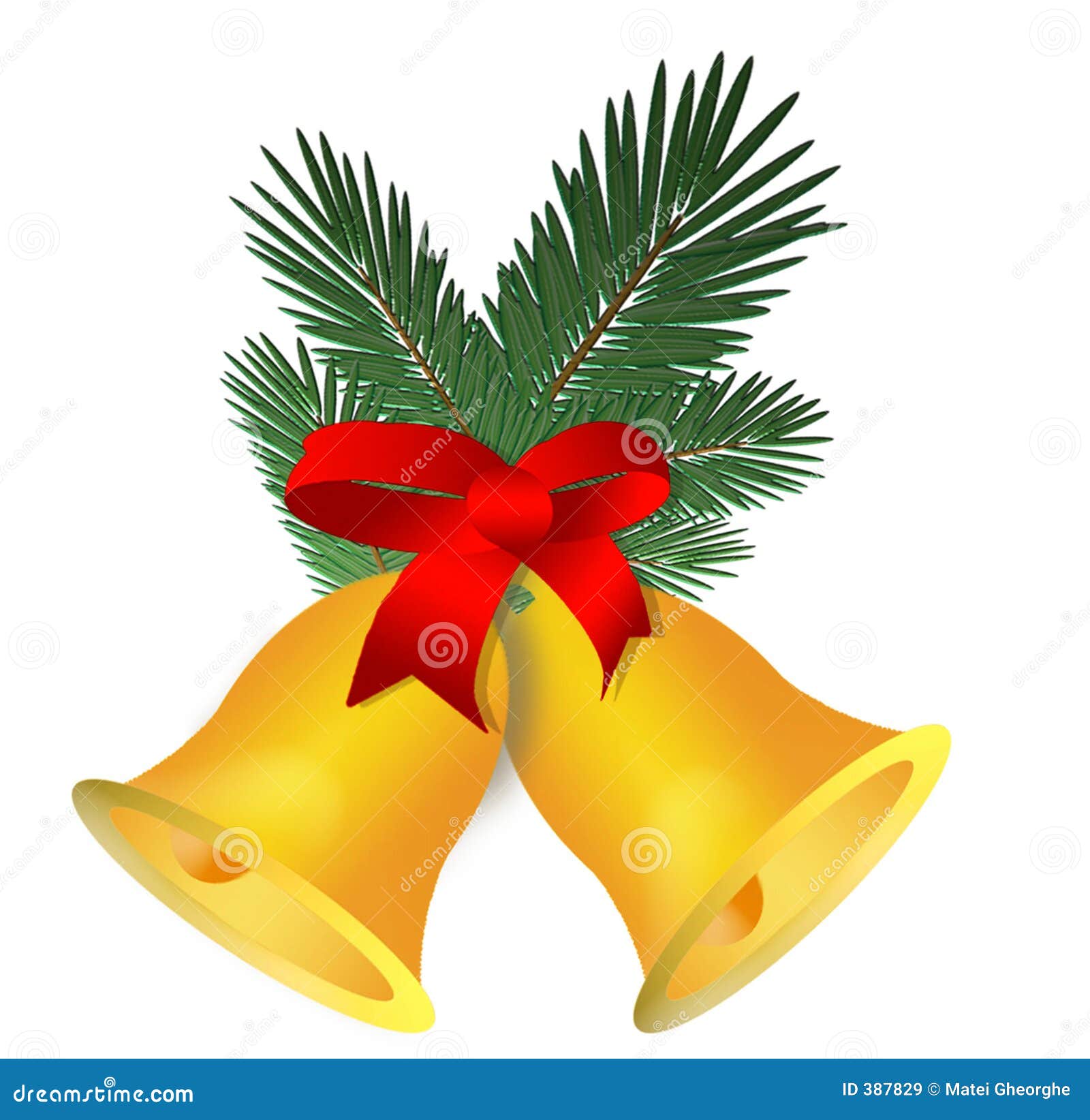 Chrismas Decorations Bells Royalty Free Stock Images 