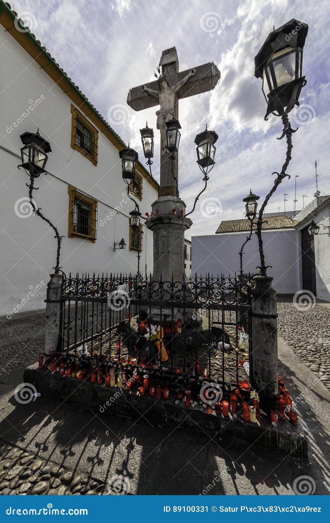 christ de los faroles, cordova. andalusia. spain