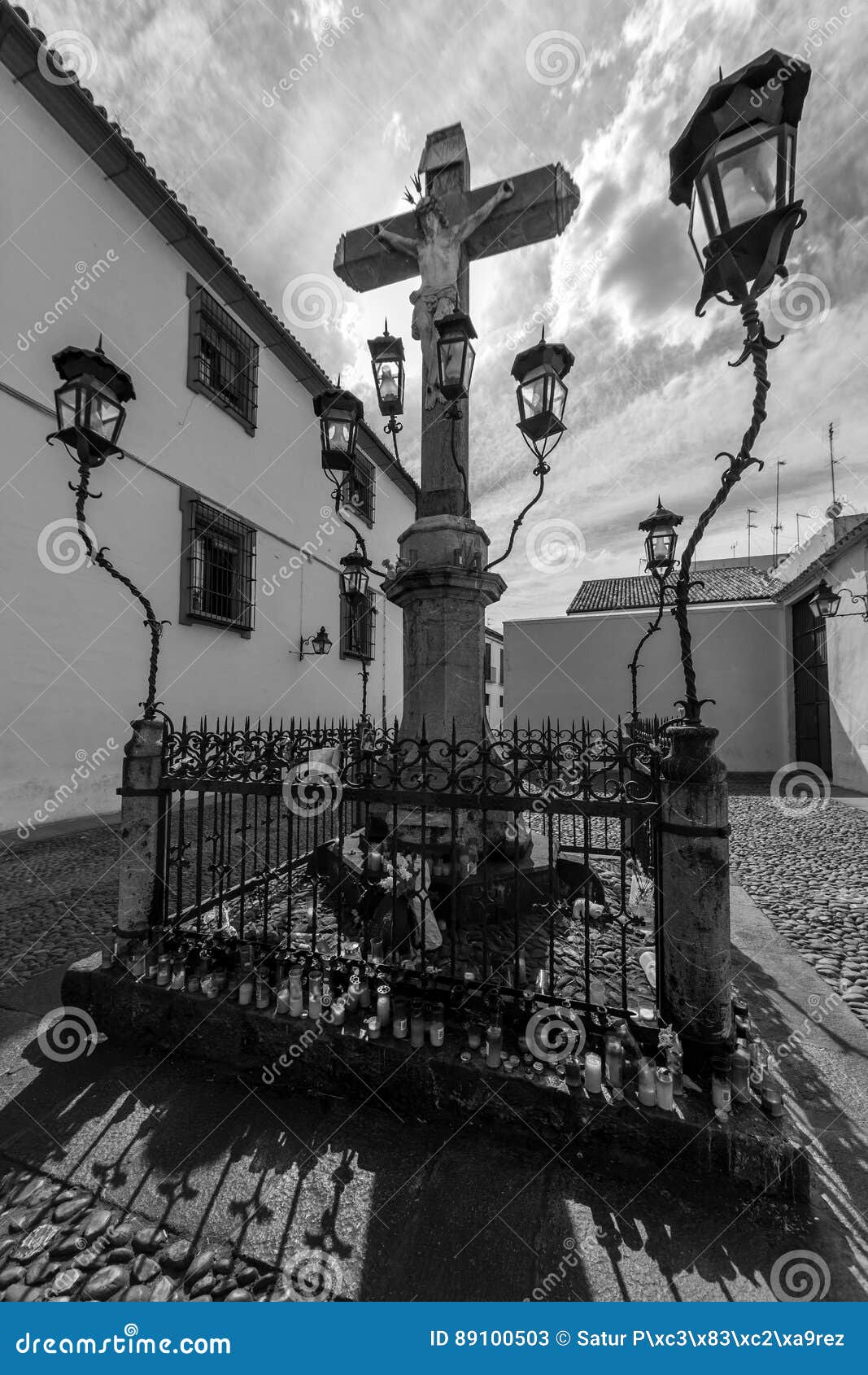 christ de los faroles, cordova. andalusia. spain