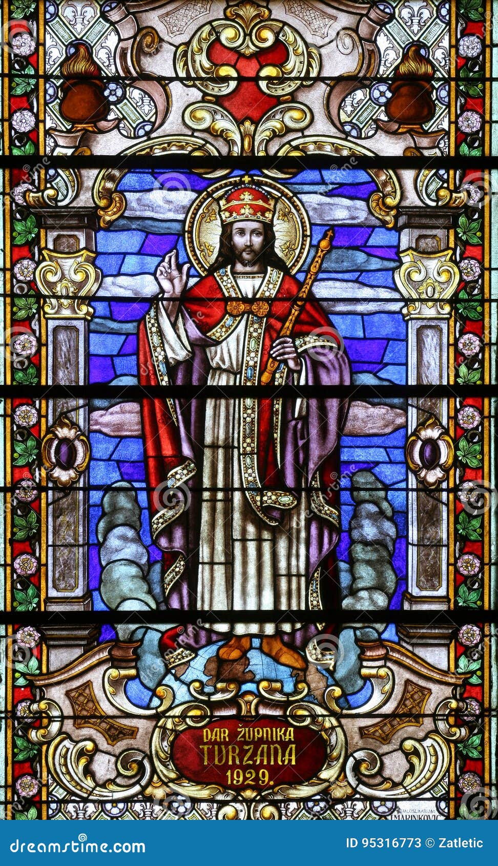 Christ the King stock image. Image of jesus, icon, latin - 95316773