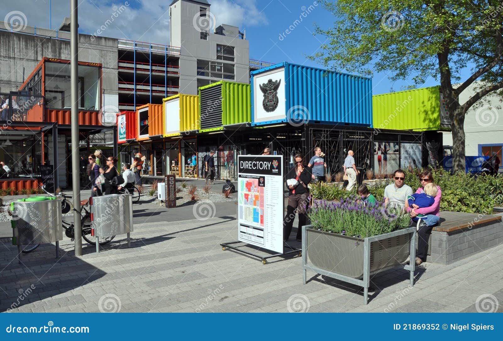 Christchurch Reconstruction Container Shops Editorial Photography
