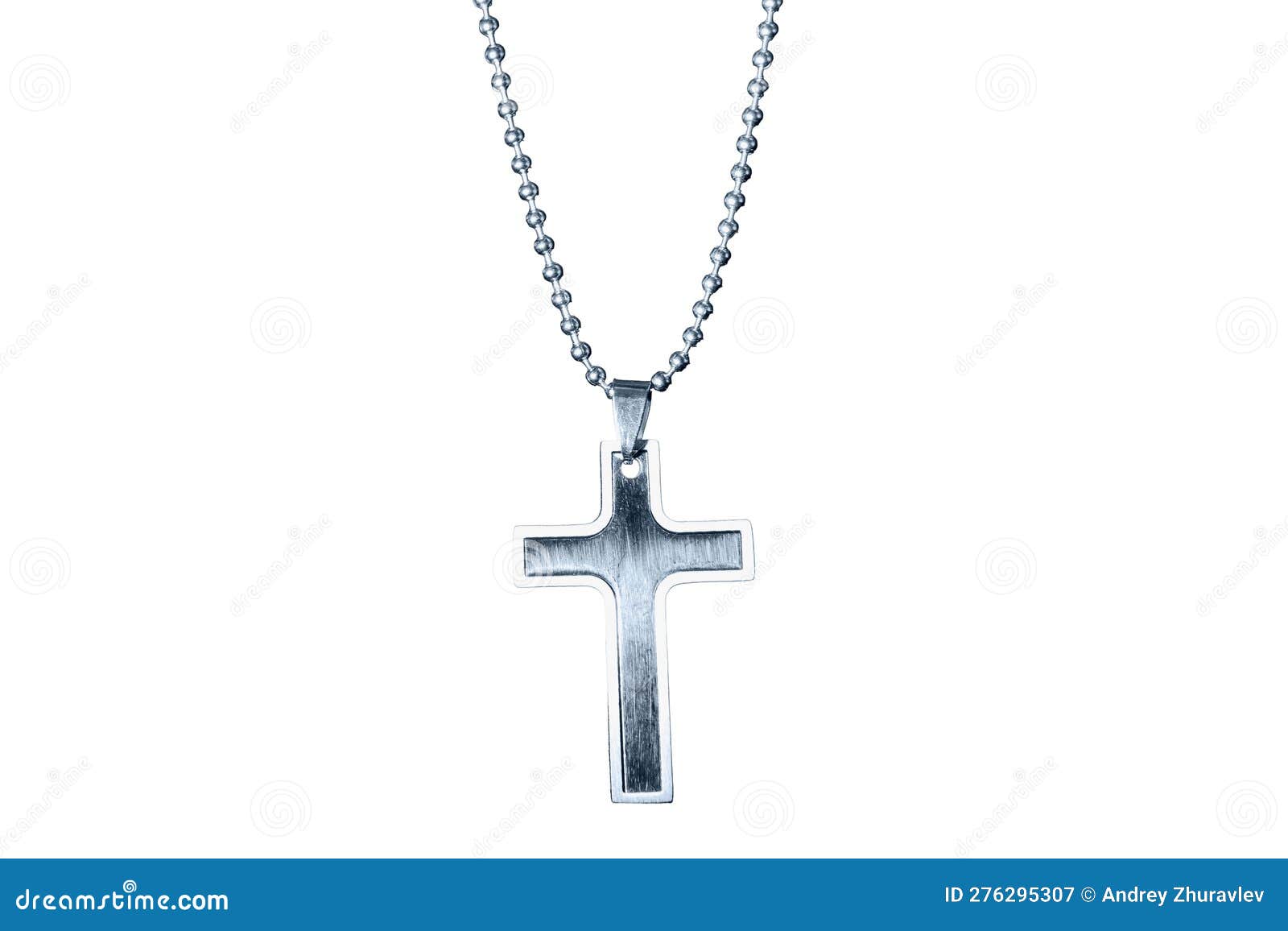 Christian Cross, Isolated on a White Background Stock Image - Image of ...