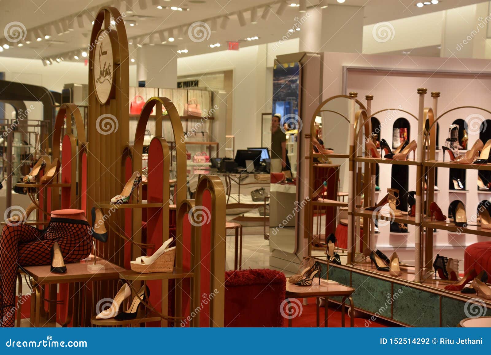 Christian at Neiman Marcus at Shops and Restaurants at Hudson Yards in New York Editorial - Image of beauty, landmark: 152514292