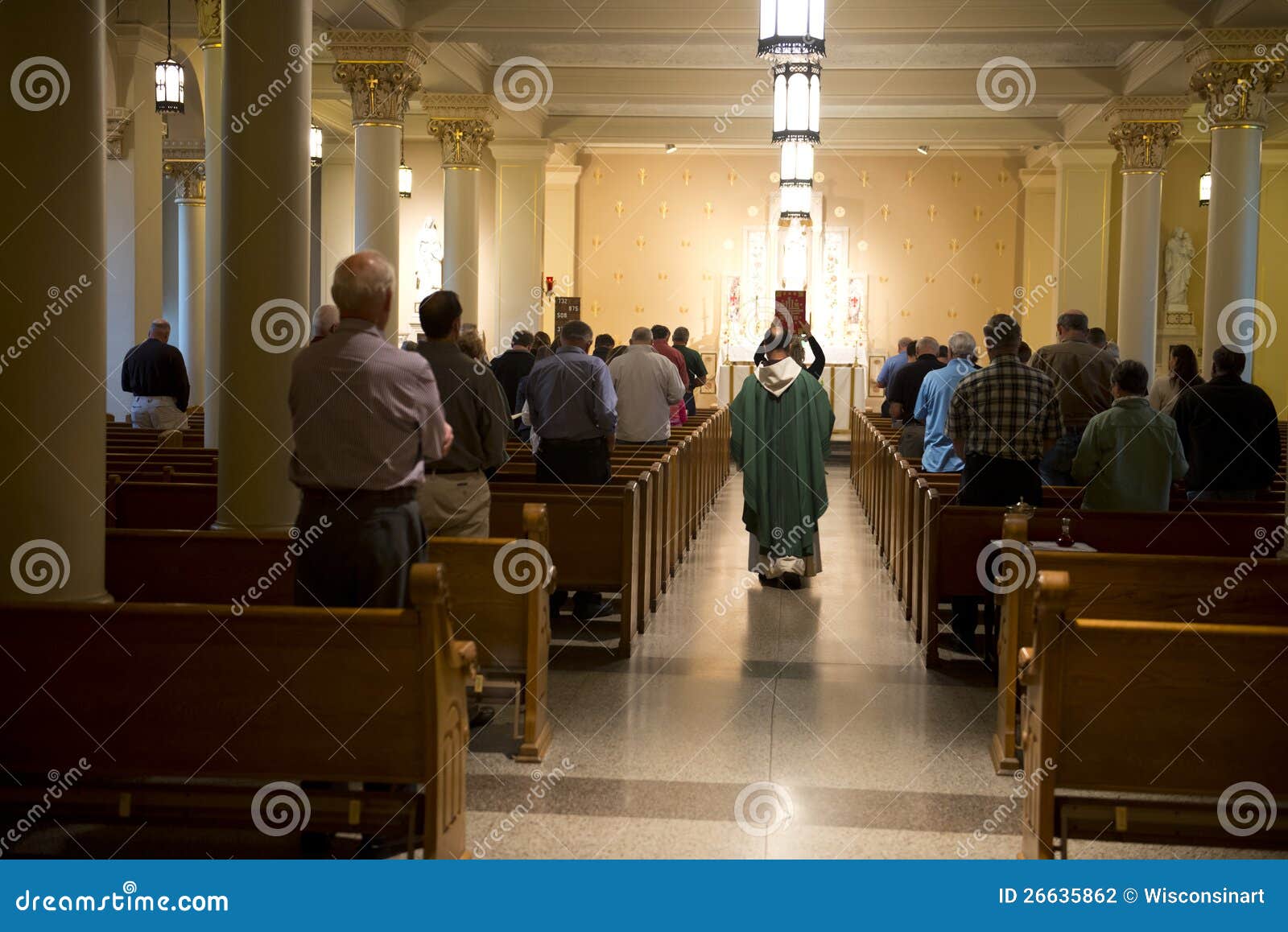 Christian Religion and Mass Service, Worship God Editorial Photography