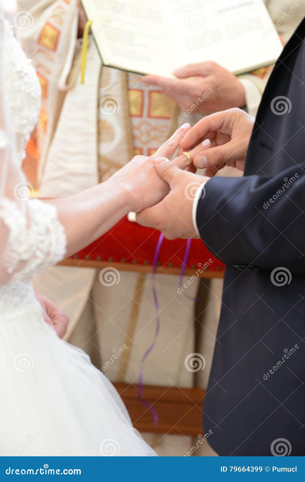 Christian wedding stock image. Image of groom, promise 79664399