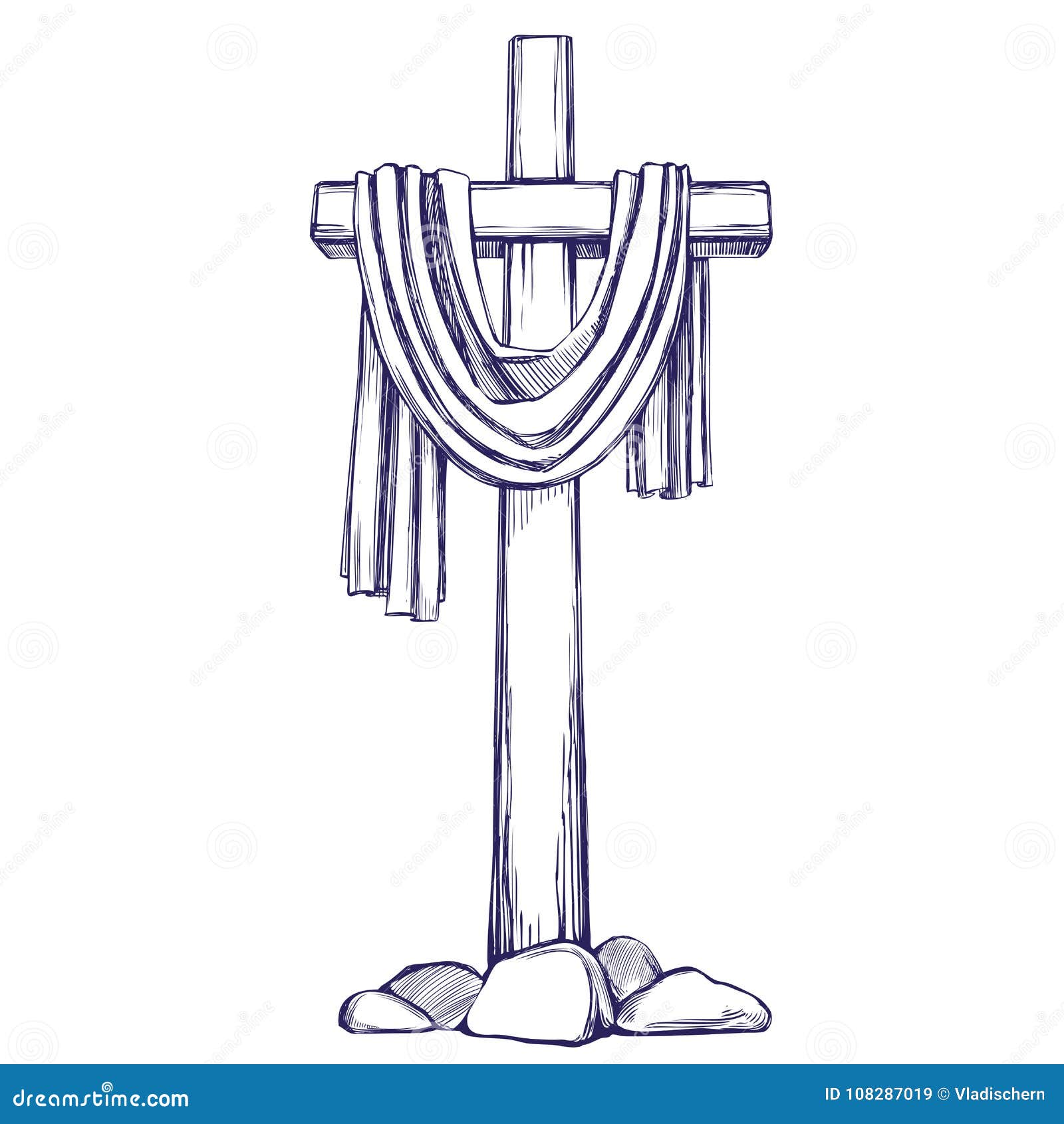 Christian cross drawing hi-res stock photography and images - Alamy