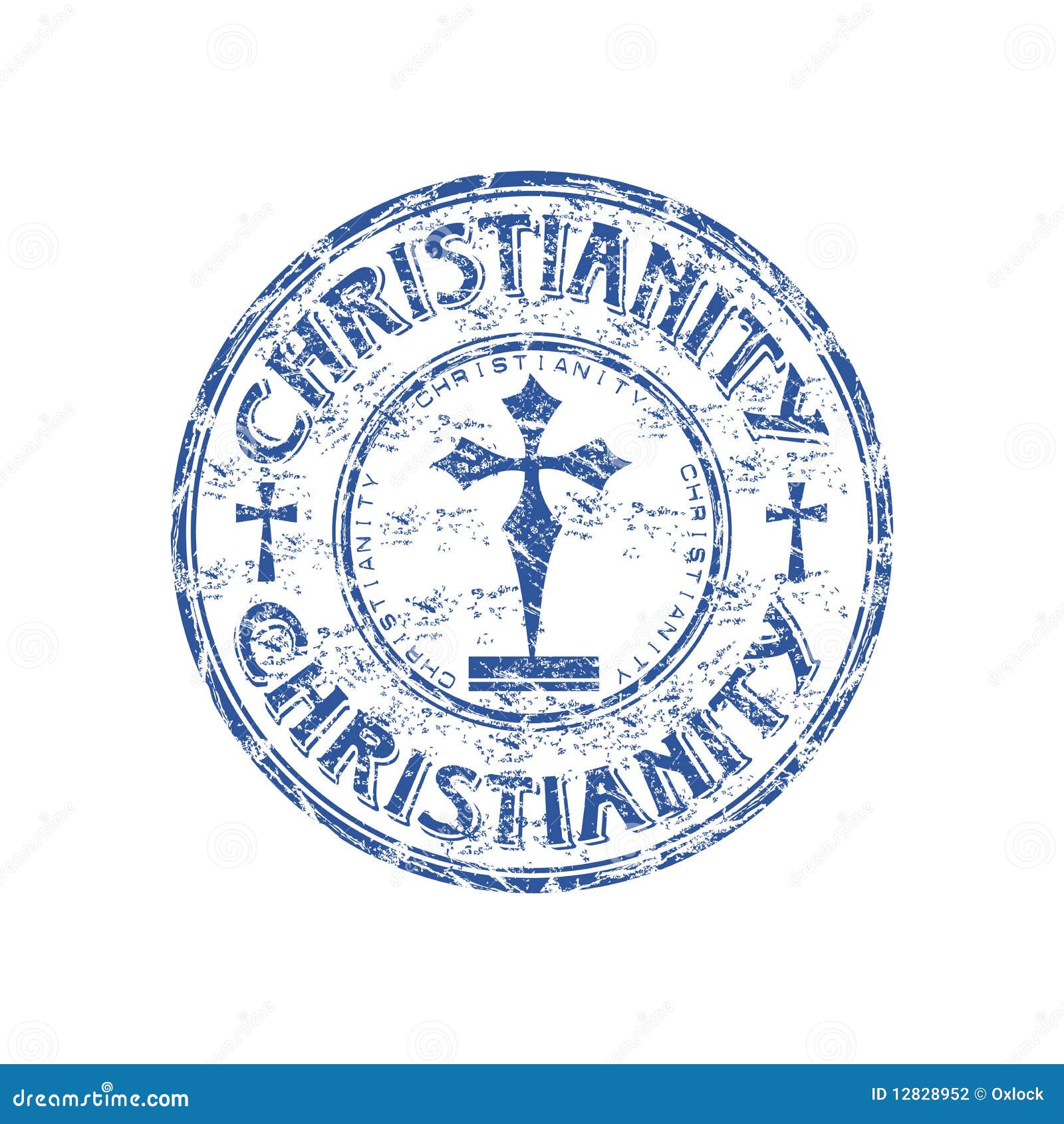 Christianity Rubber Stamp Stock Photography Image 12828952