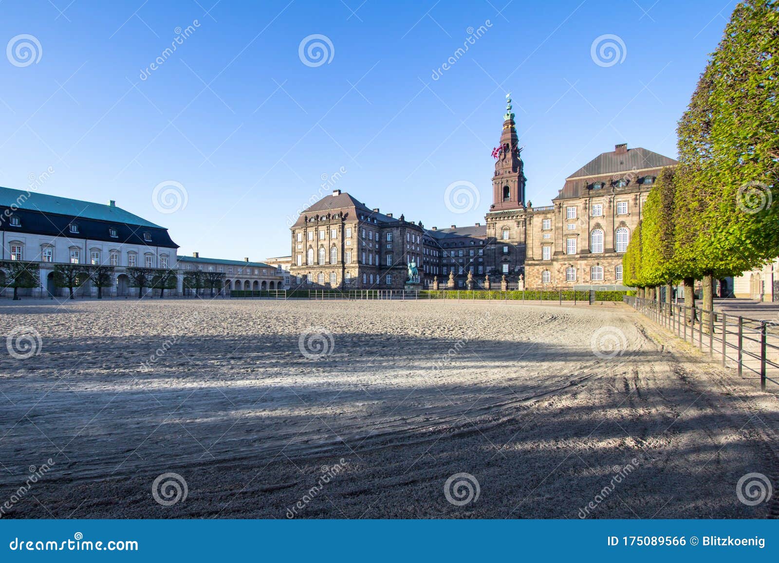 christiansborg palace in copenhagen, denmark