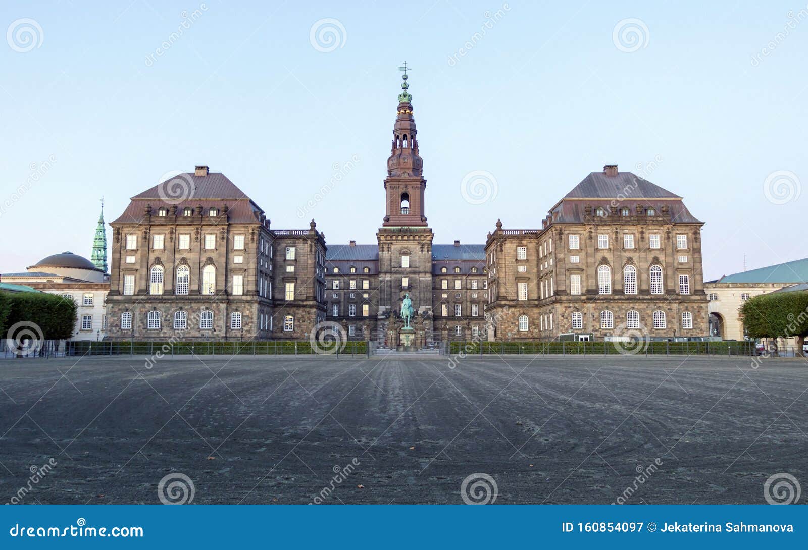 Christiansborg Palace And Government Building On The Islet Of ...