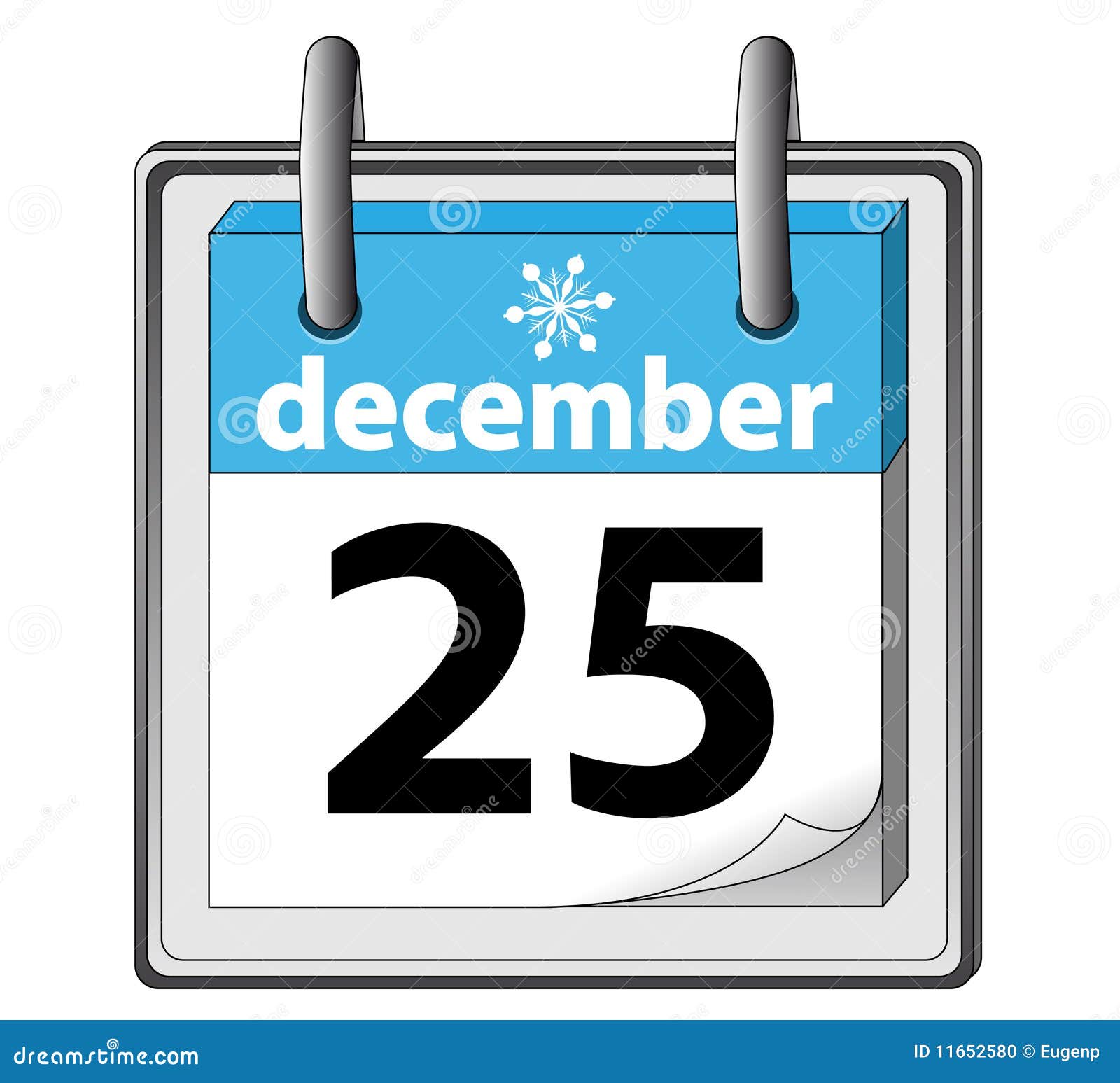 Christmas 25 December stock vector. Illustration of snowflake - 11652580
