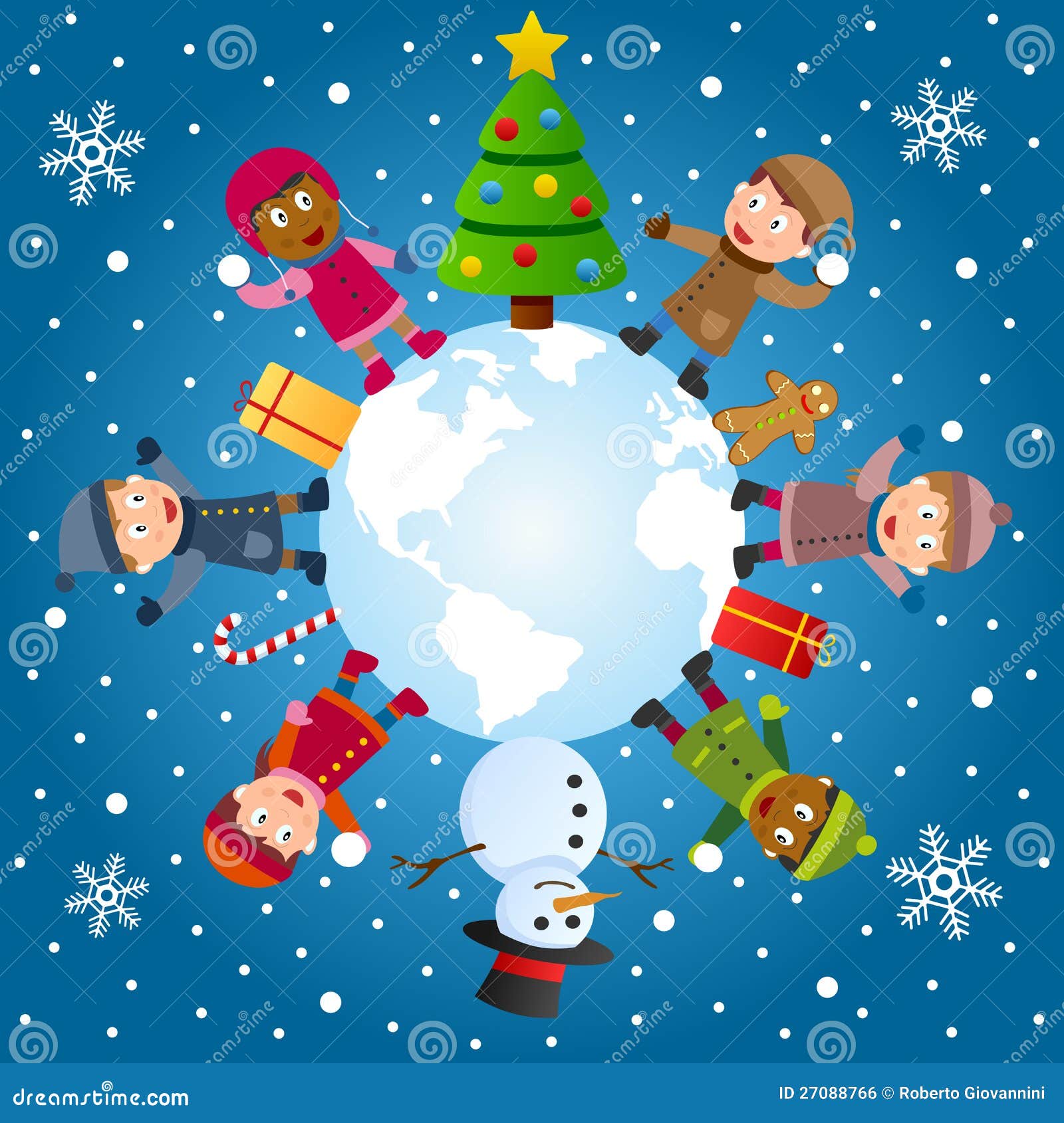 clipart christmas around the world - photo #23