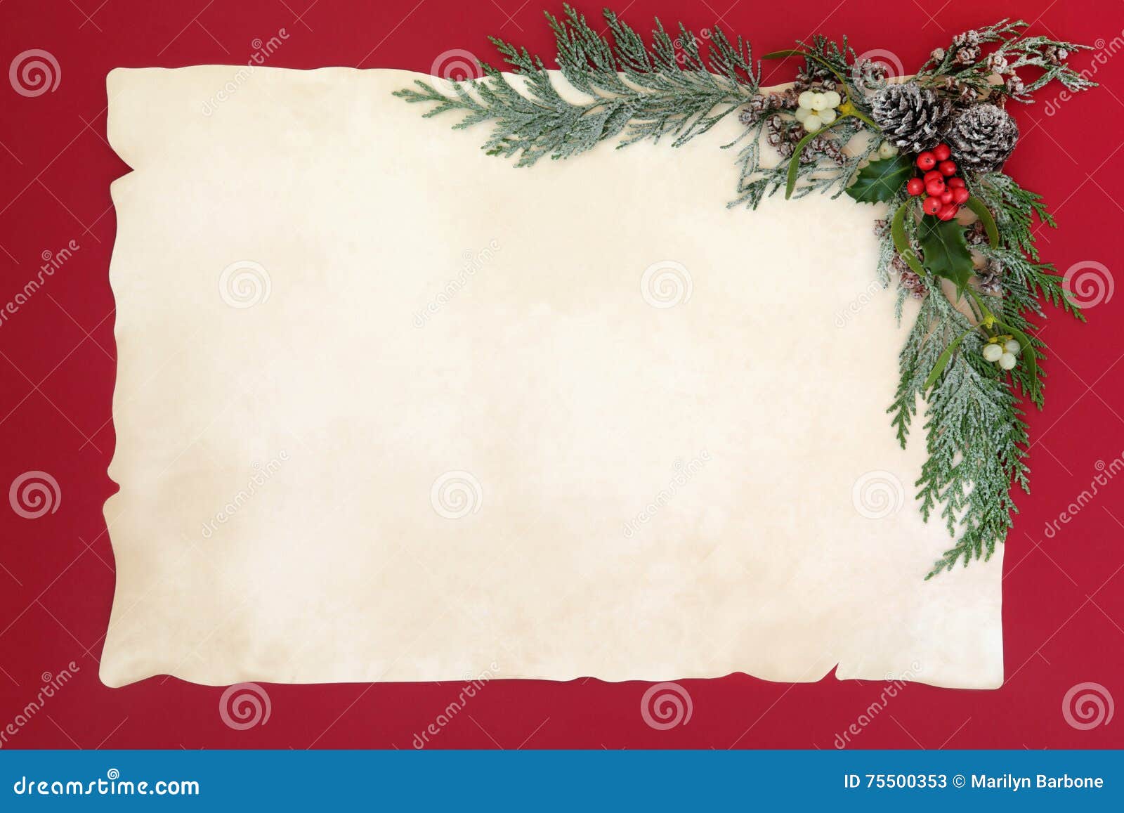 Decorative Christmas Border Stock Photo by ©marilyna 83673574