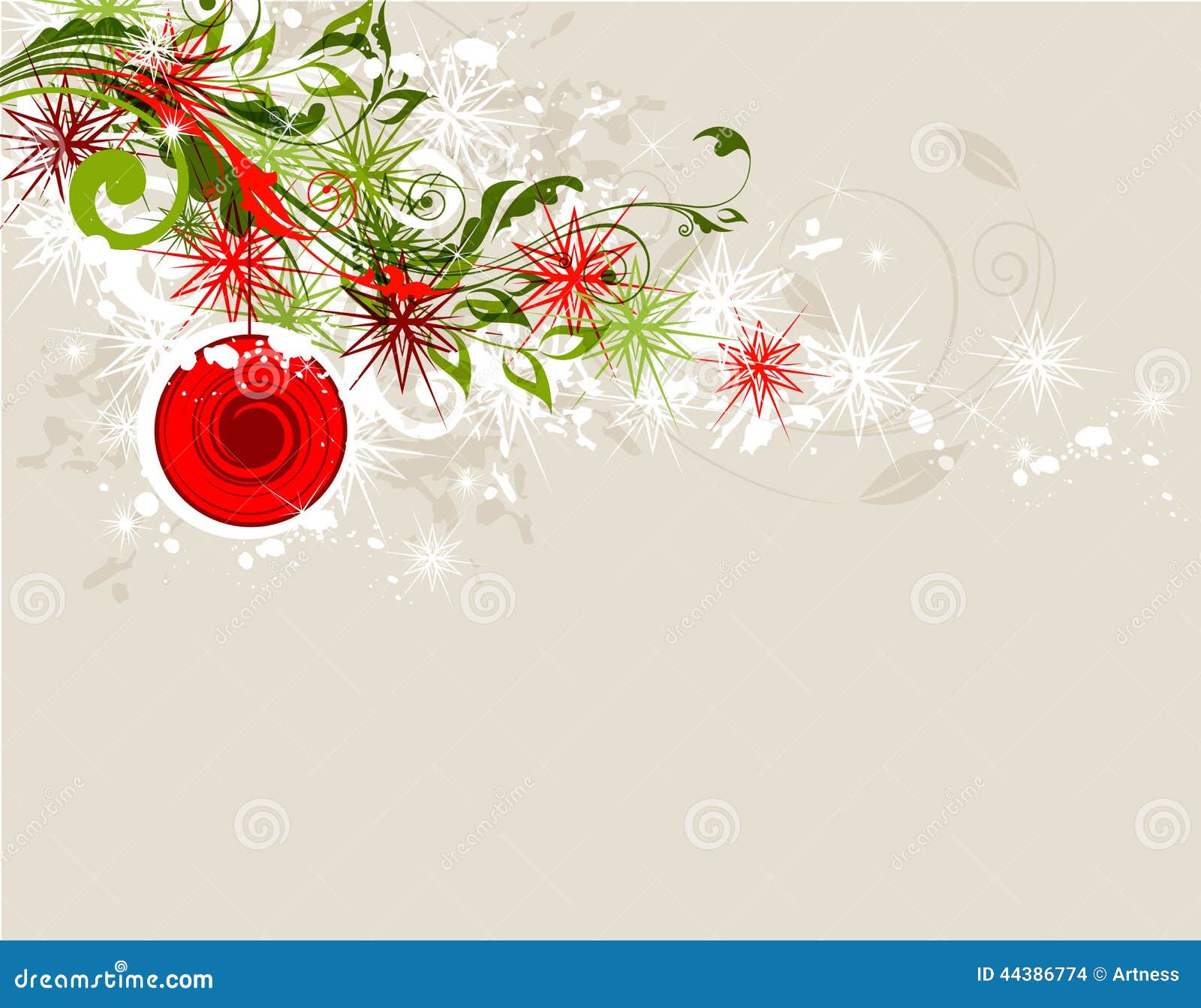 Christmas abstract background. Christmas abstract vector background with decorations