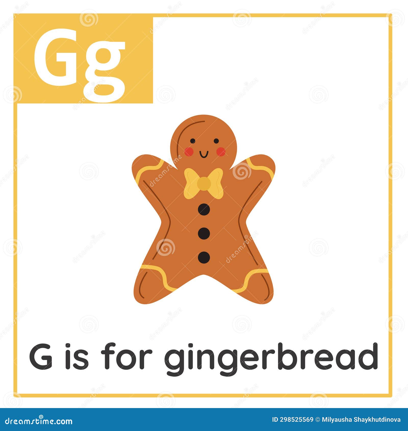 Learning English Alphabet for Kids. Letter G. Christmas Cards ...