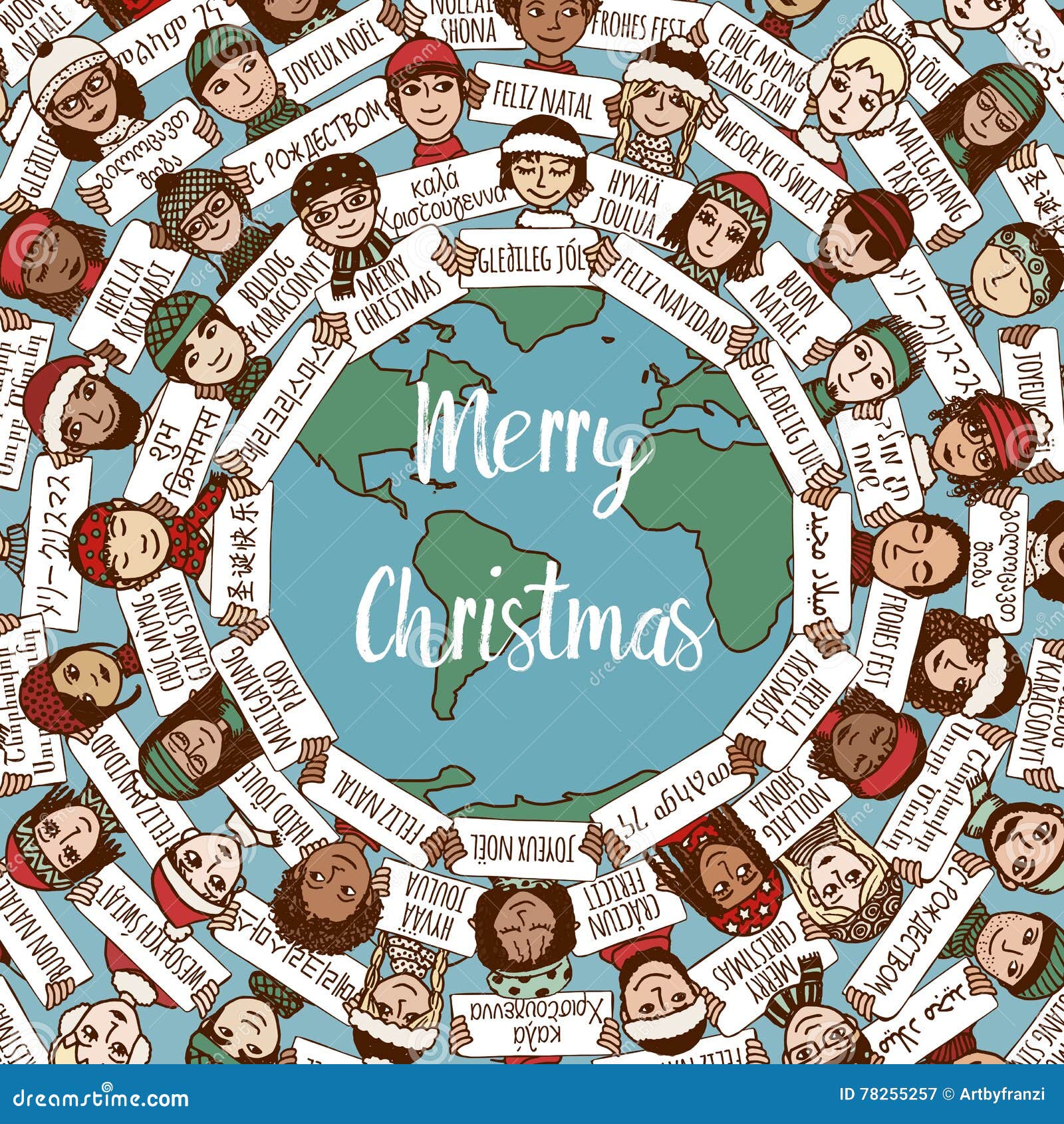 christmas-around-the-world-stock-vector-illustration-of-faces-78255257