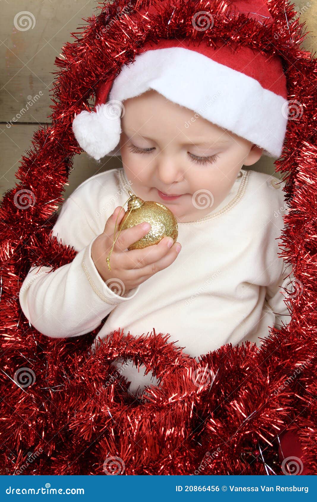 Christmas baby stock photo. Image of indoor, festive 20866456