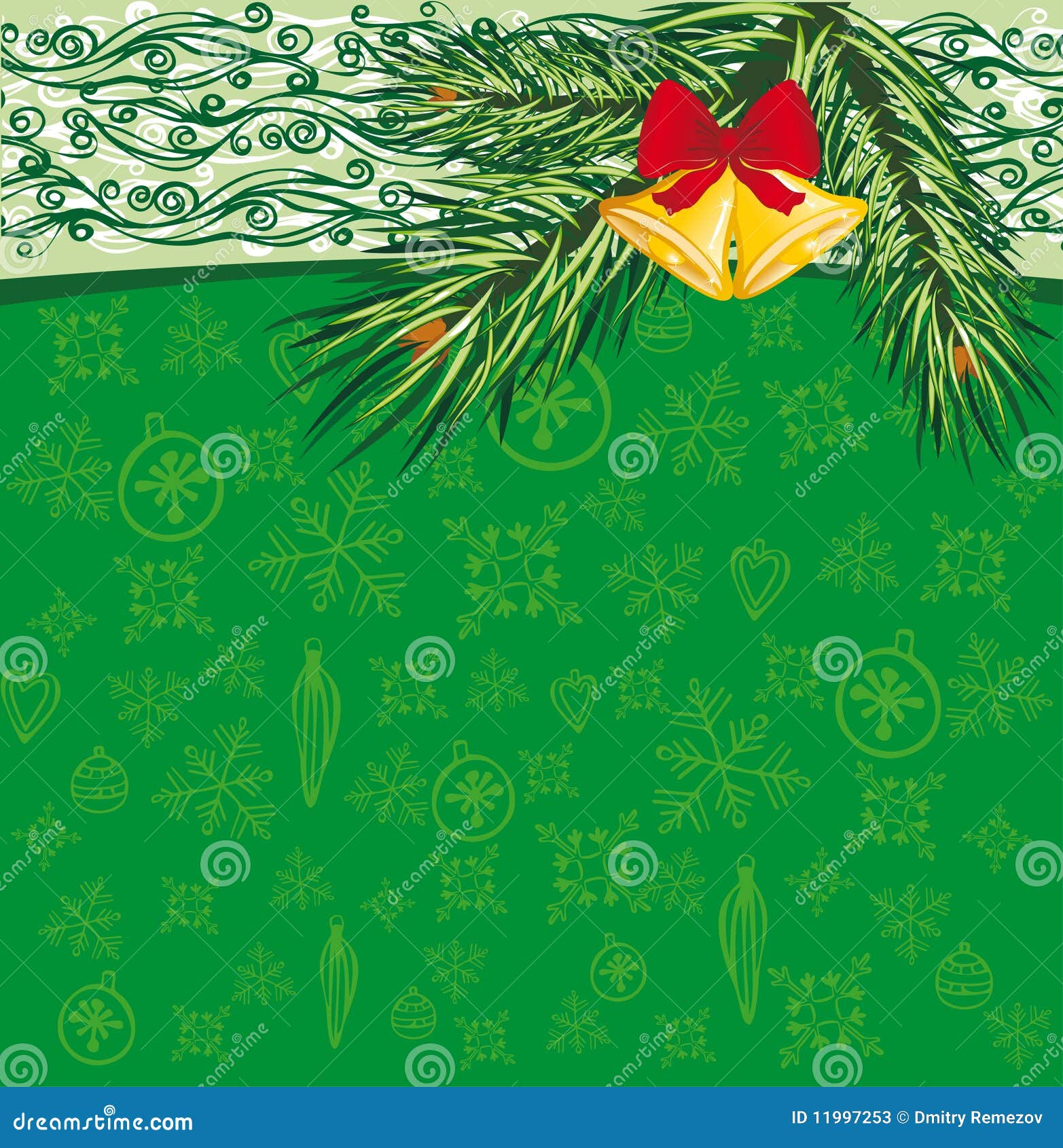 Christmas background stock vector. Illustration of greeting - 11997253