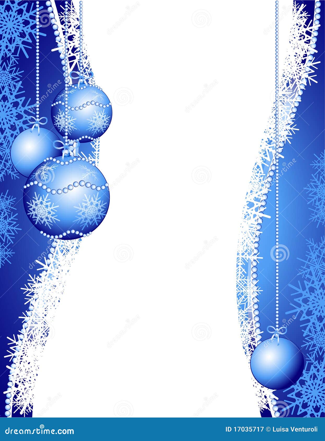 Christmas Background In Blue Royalty Free Stock 