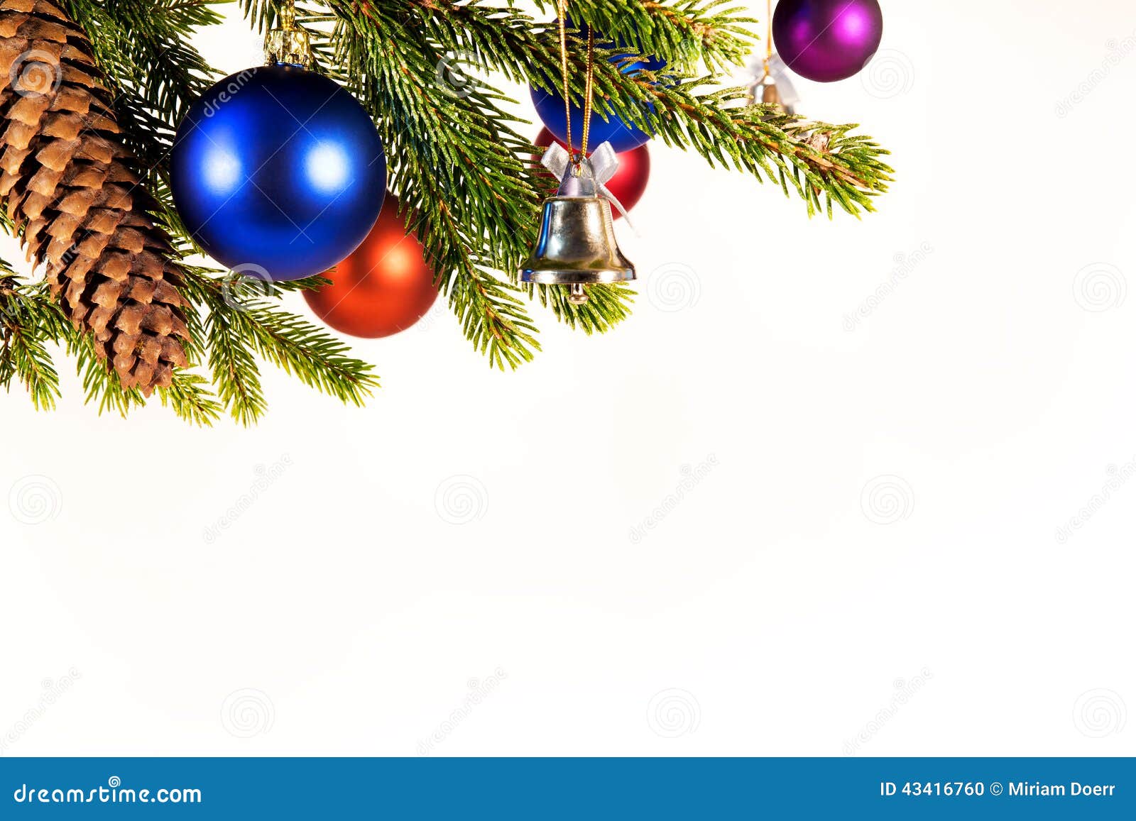 Christmas Background with Decoration Stock Photo - Image of brown ...