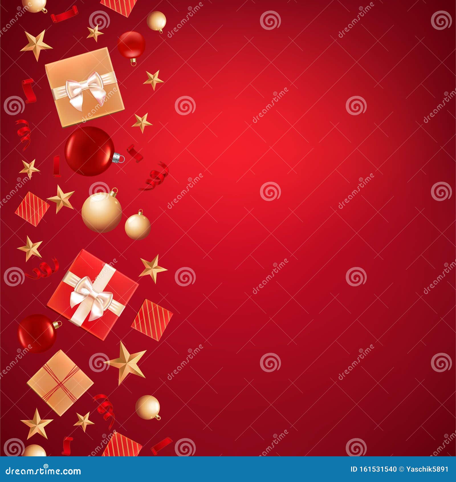 Christmas Background Greeting Card. Template for Flyer, Poster, Dinner  Invitation, Banner for Promo. Illustration with Stock Vector - Illustration  of christmas, advertising: 161531540