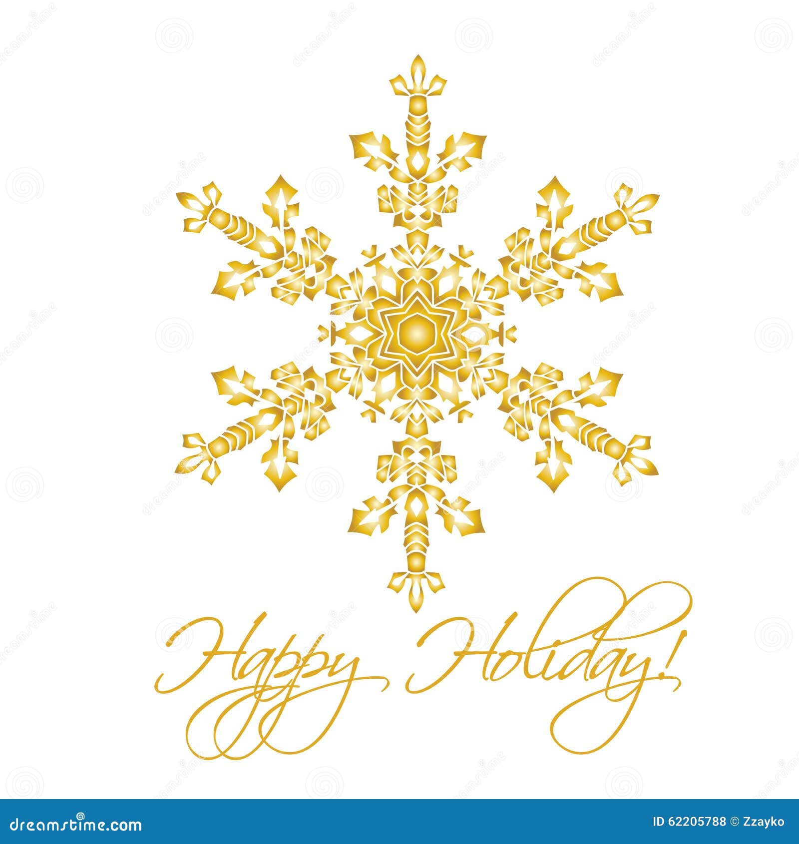 Christmas Background with Hand-drawn Realistic Snowflake on White ...