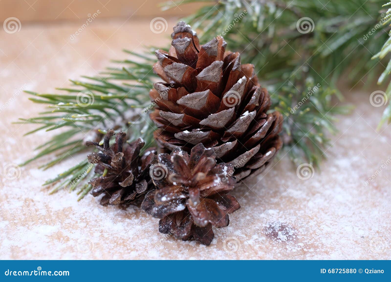 Christmas Background, a Lump in the Snow Stock Photo Image of frame