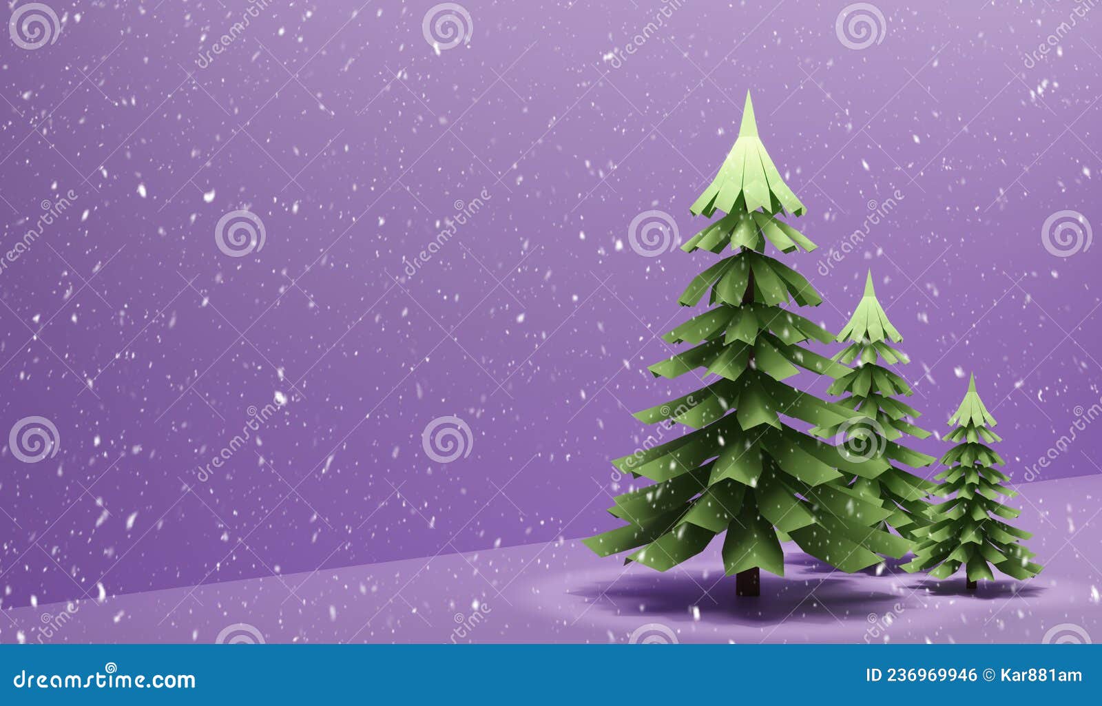 Christmas Background with Snow and Christmas Ball. Merry Christmas ...