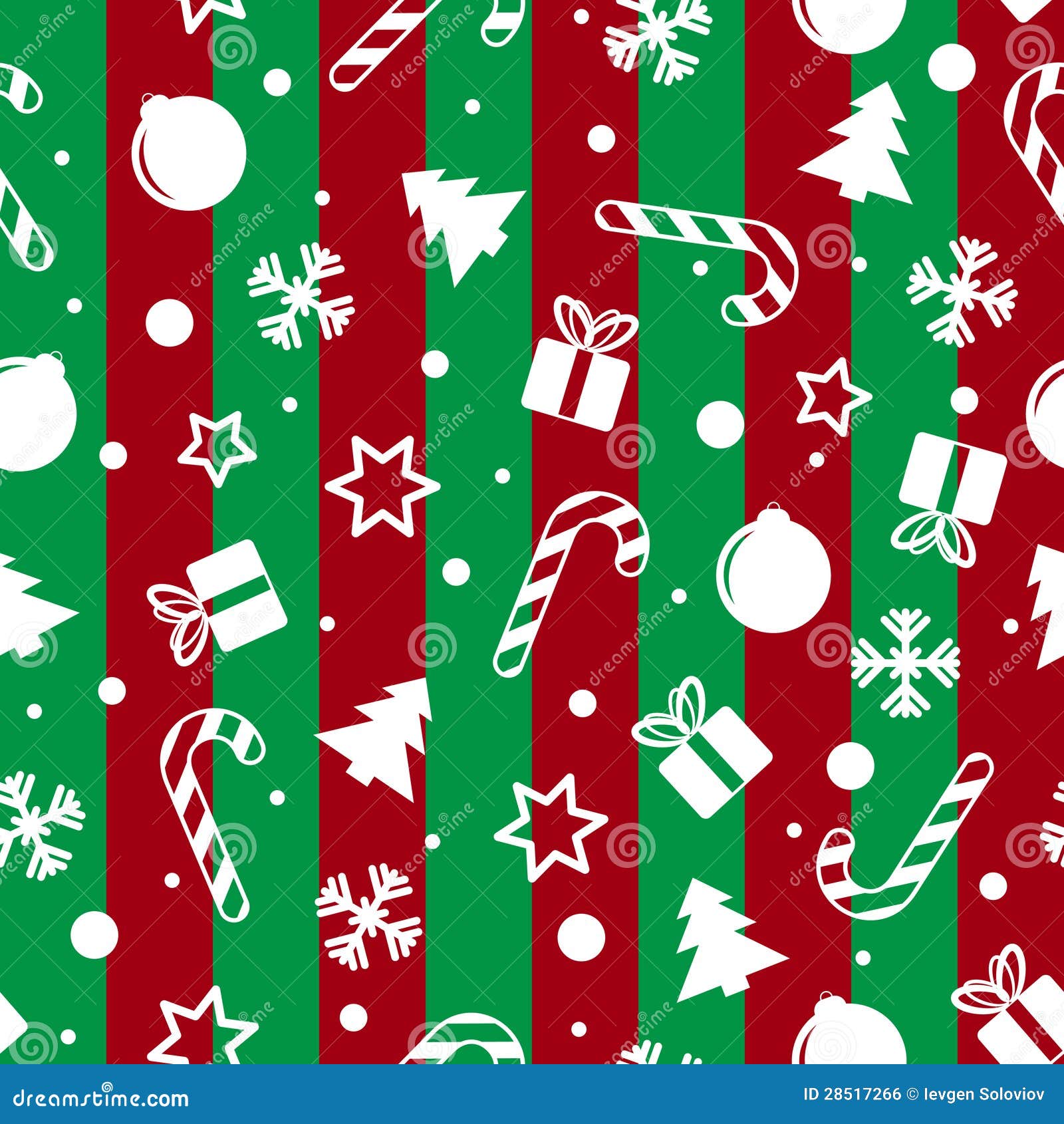 Christmas Background Stripe Stock Vector Illustration of season