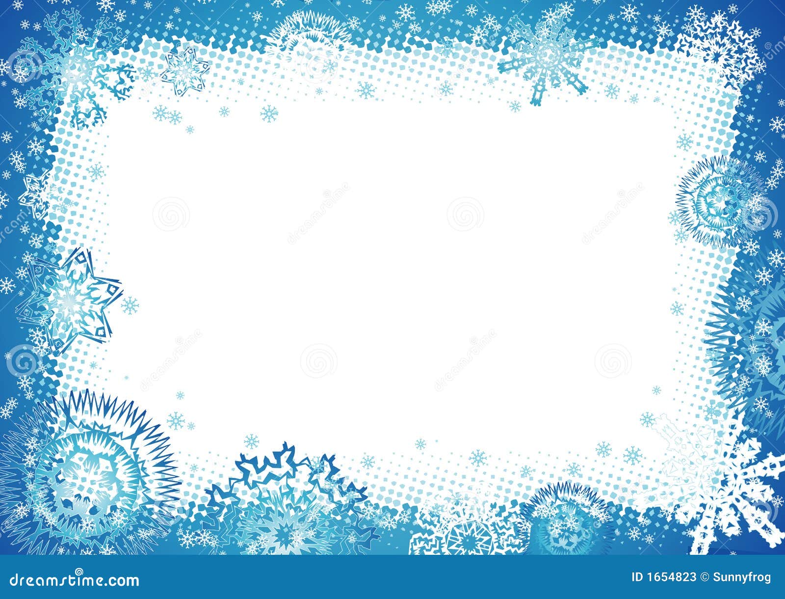 Blue christmas background with snowflakes,vector illustration.