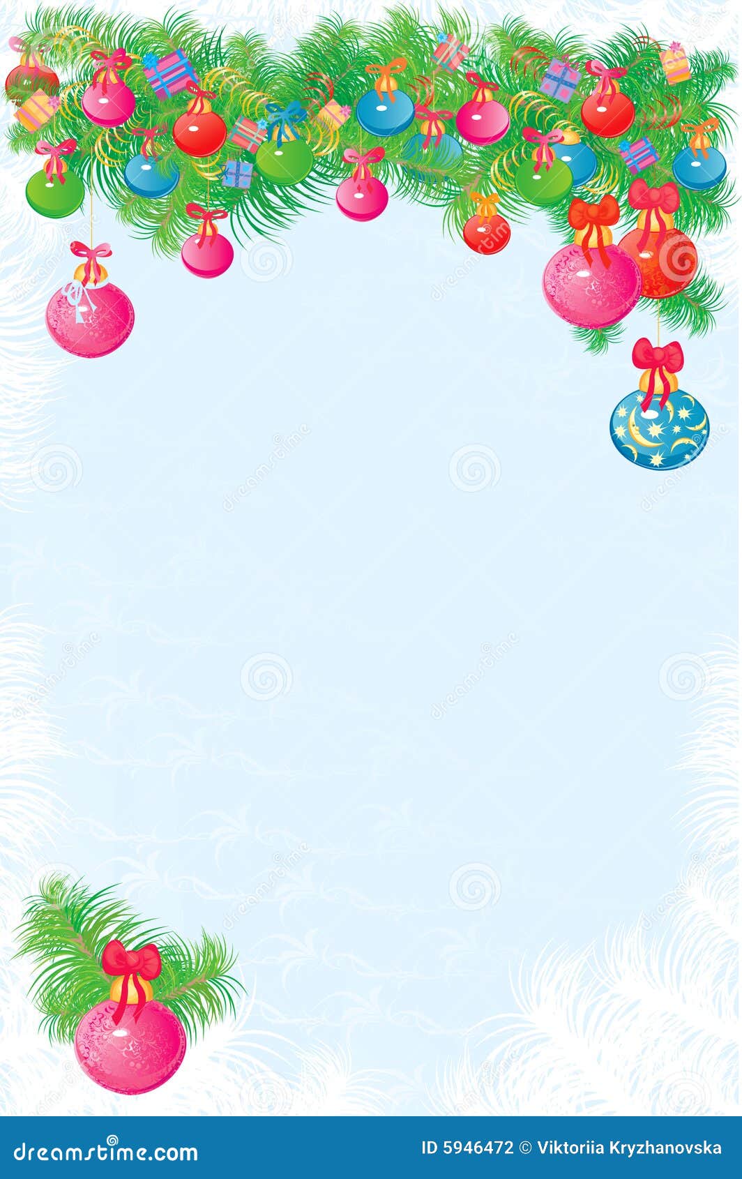 Christmas Background, Vector Illustration. Stock Vector - Illustration ...