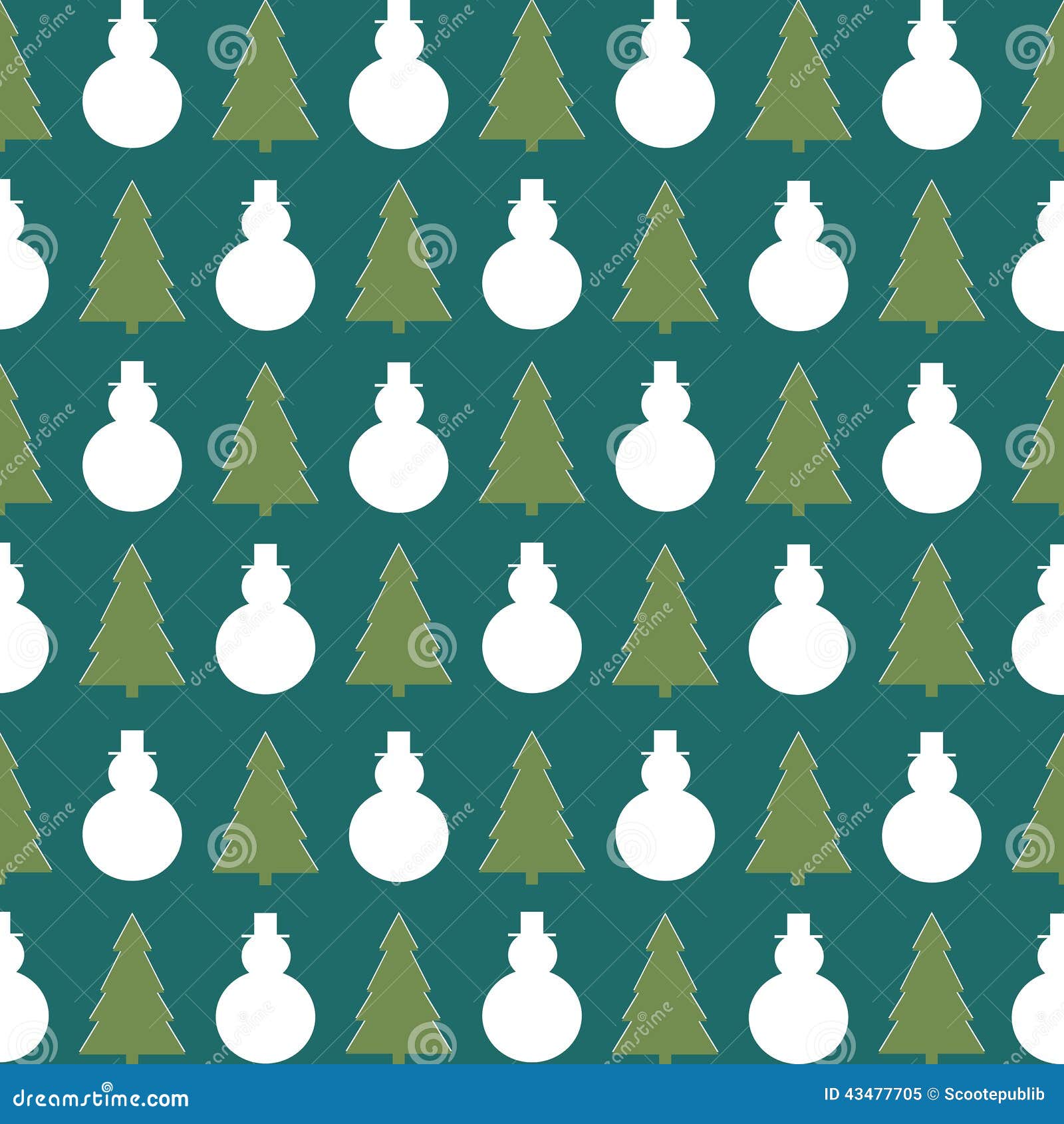 Christmas Background/wrapping Paper Stock Illustration - Image: 43477705