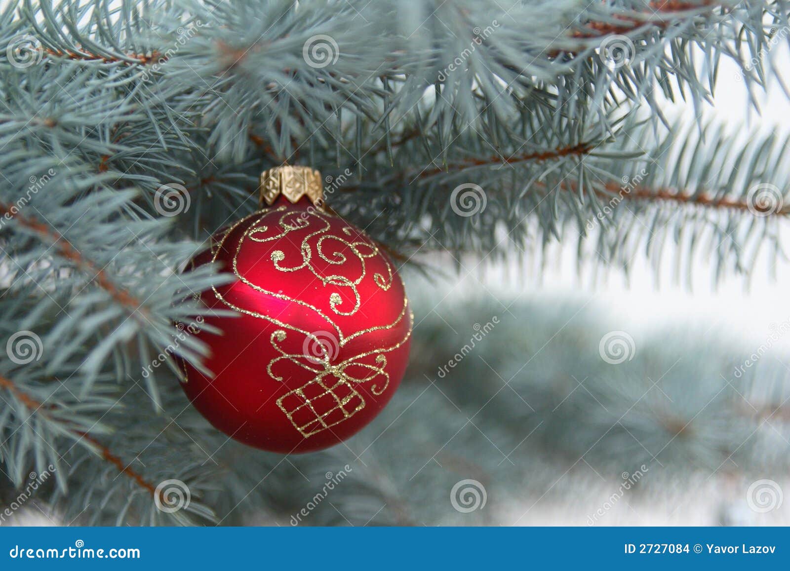 Christmas ball stock photo. Image of outdoors, close, festivals - 2727084