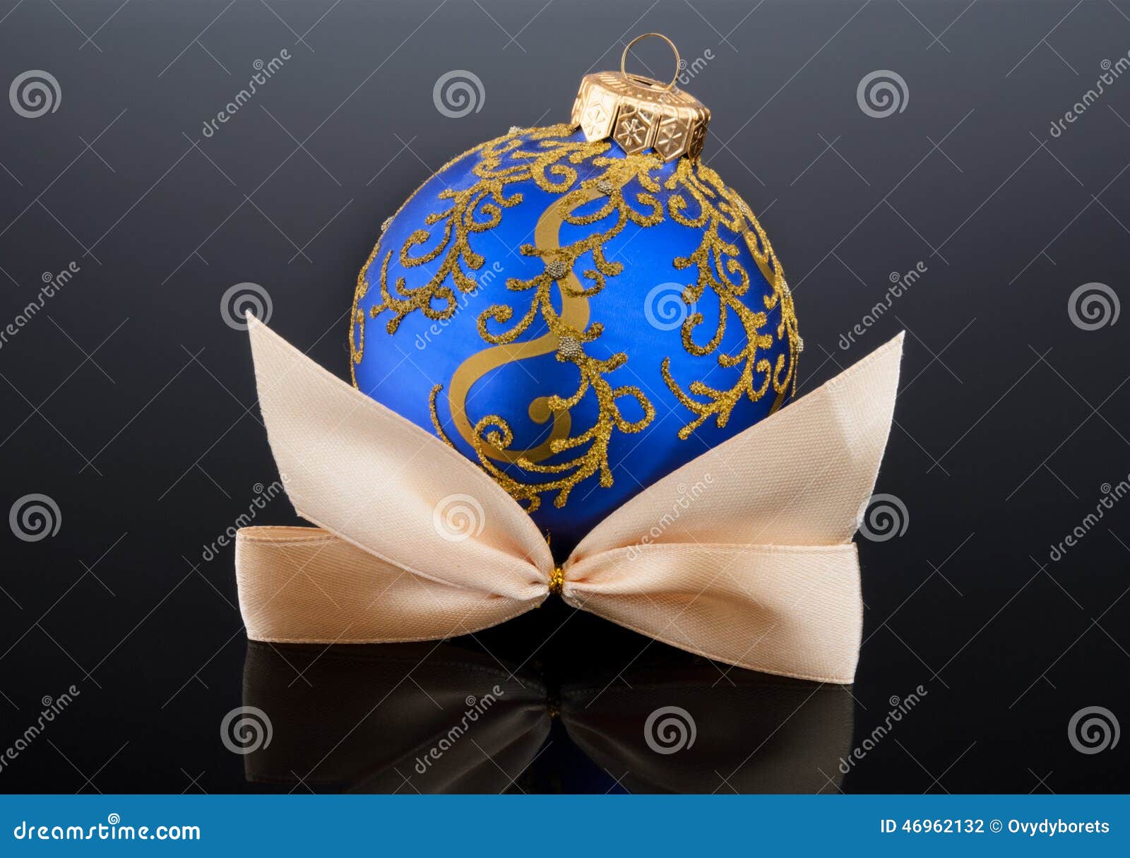 Christmas Ball on Black Background Stock Photo - Image of color ...