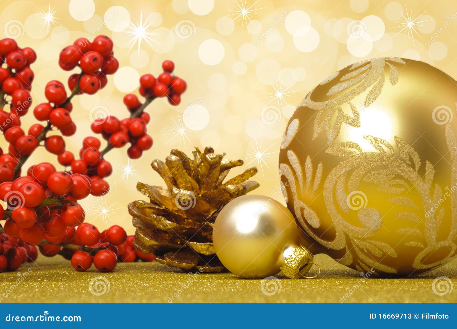 Christmas ball decoration stock image. Image of cone - 16669713