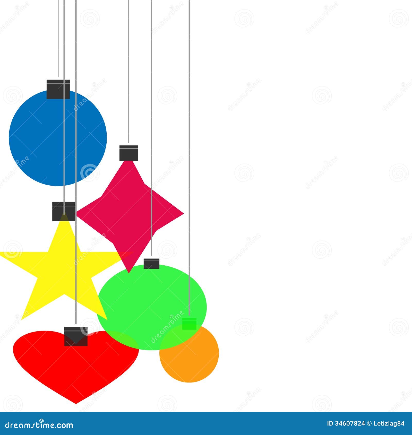 merry of christmas symbol Christmas balls of design Graphic   shapes. different