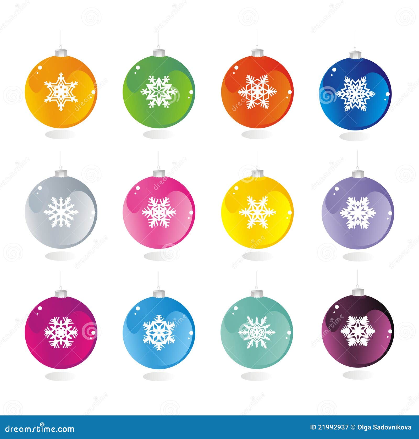 Christmas balls stock vector. Illustration of splendent - 21992937
