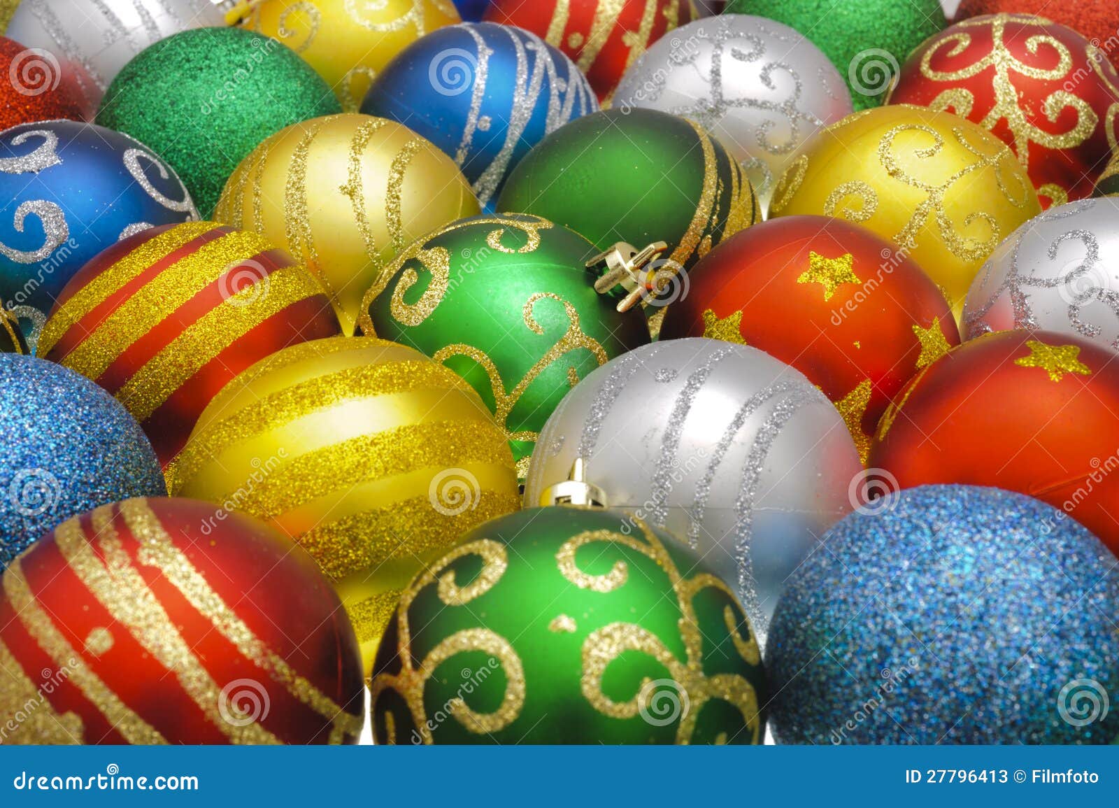 Christmas balls stock image. Image of decor, holiday - 27796413