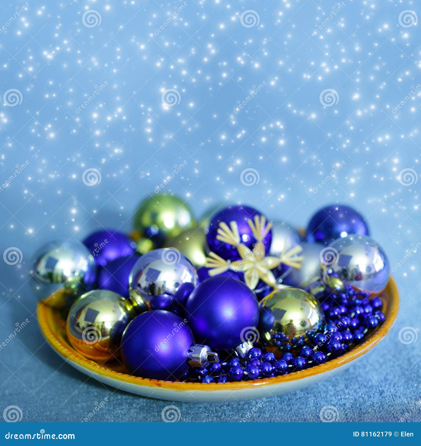 Christmas balls and beads stock image. Image of balls 81162179