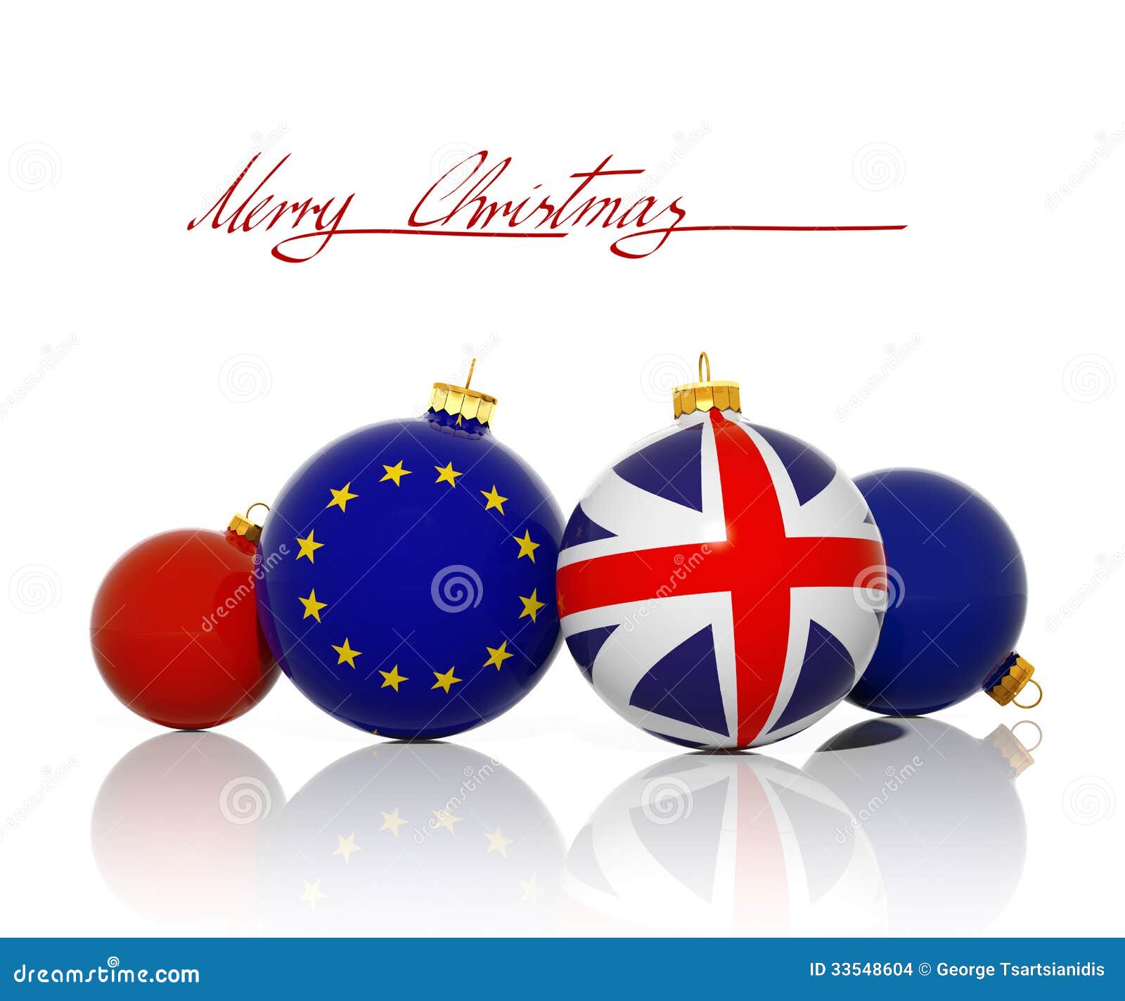 Christmas Balls with United Kingdom Flag and European Union Flag Stock  Illustration - Illustration of background, relationships: 33548604