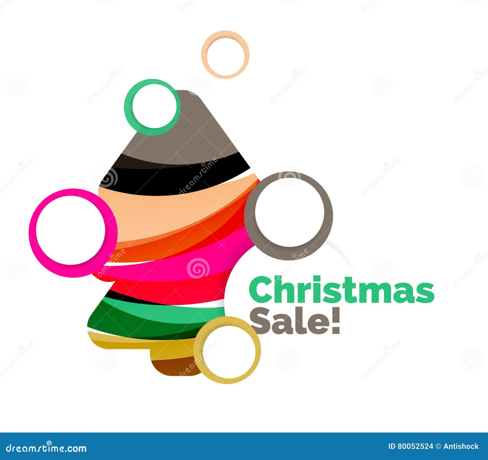 Christmas Banner with Baubles Stock Vector - Illustration of ...