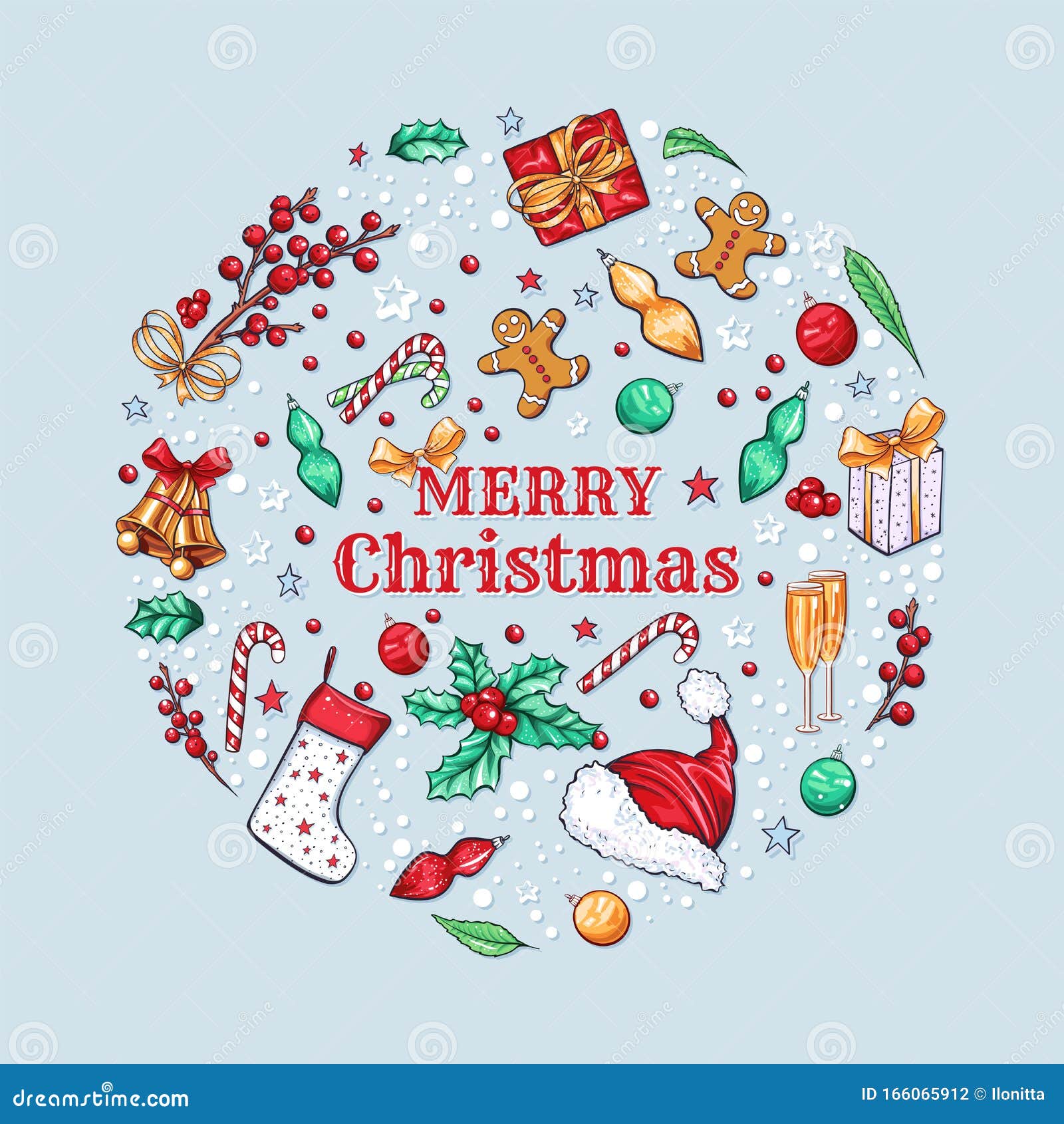 Christmas Banner Vector Template Stock Vector - Illustration of ...