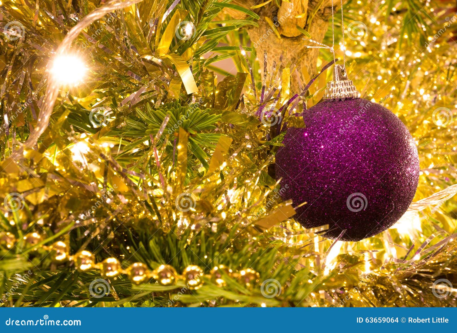 Christmas Bauble stock photo. Image of hanging, tree - 63659064