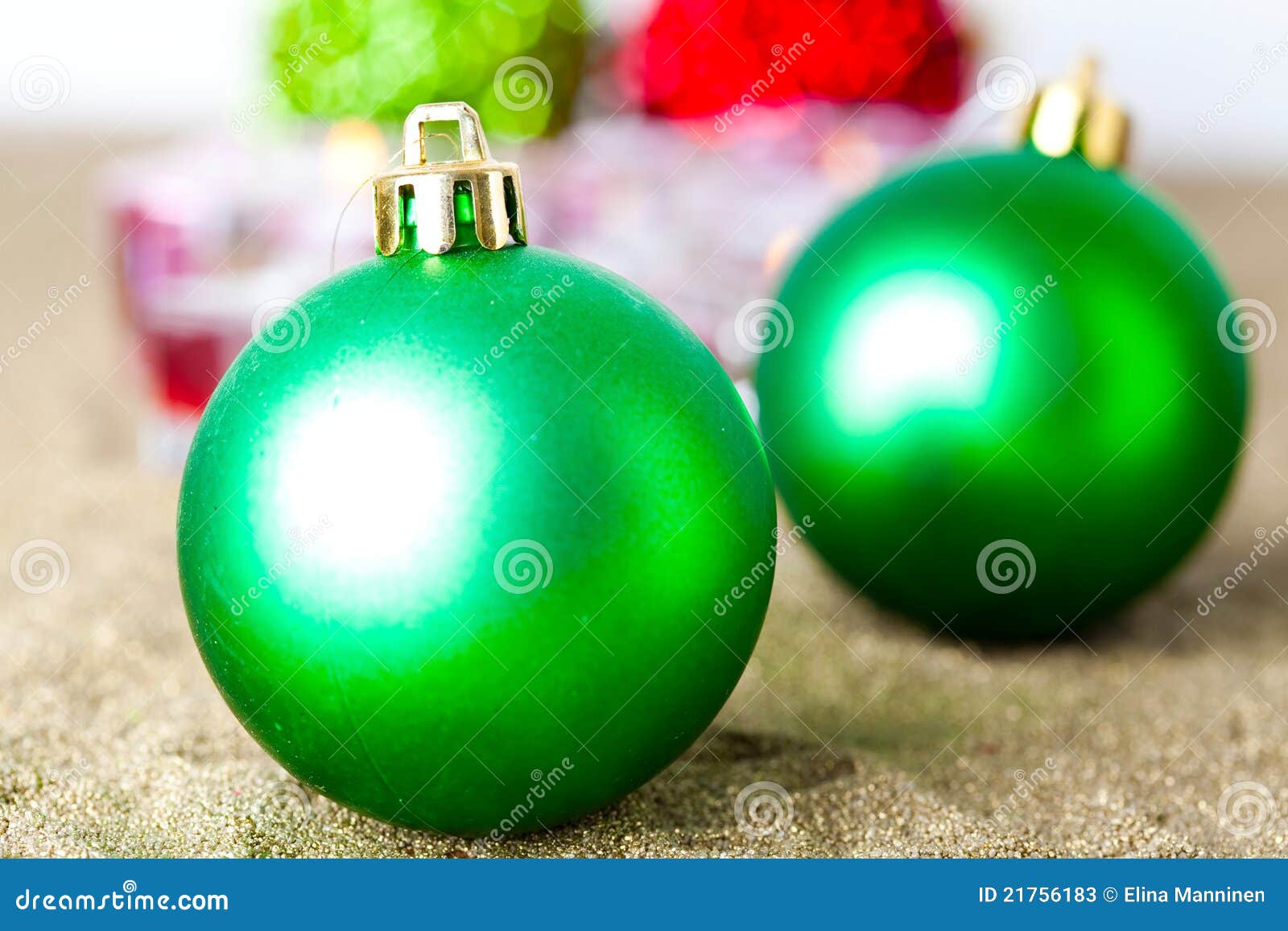 Christmas baubles stock image. Image of bauble, decorative - 21756183