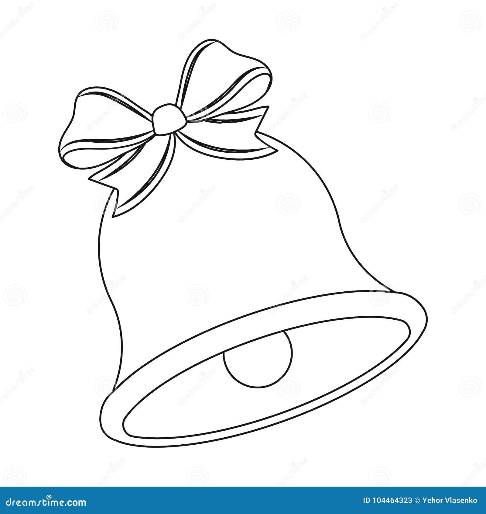 Christmas Bell Single Icon in Outline Style for Design. Christmas Vector  Symbol Stock Illustration Web. Stock Vector - Illustration of bell,  pleasure: 104464323