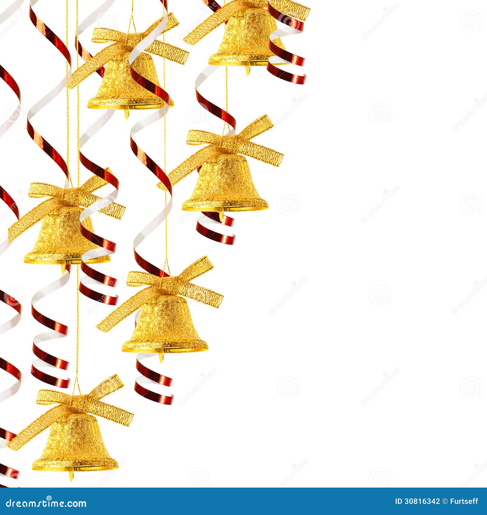 Christmas bells stock photo. Image of handbell, paper 30816342