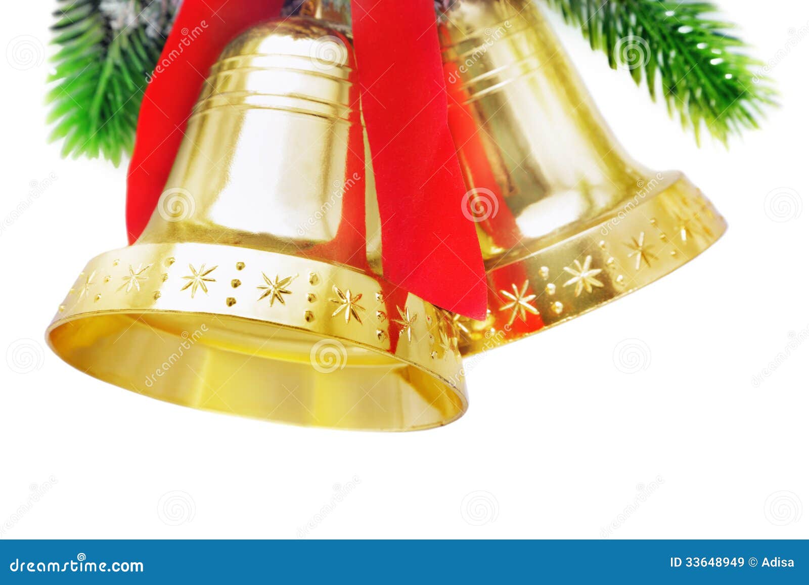 Christmas bells stock image. Image of decor, holiday - 33648949