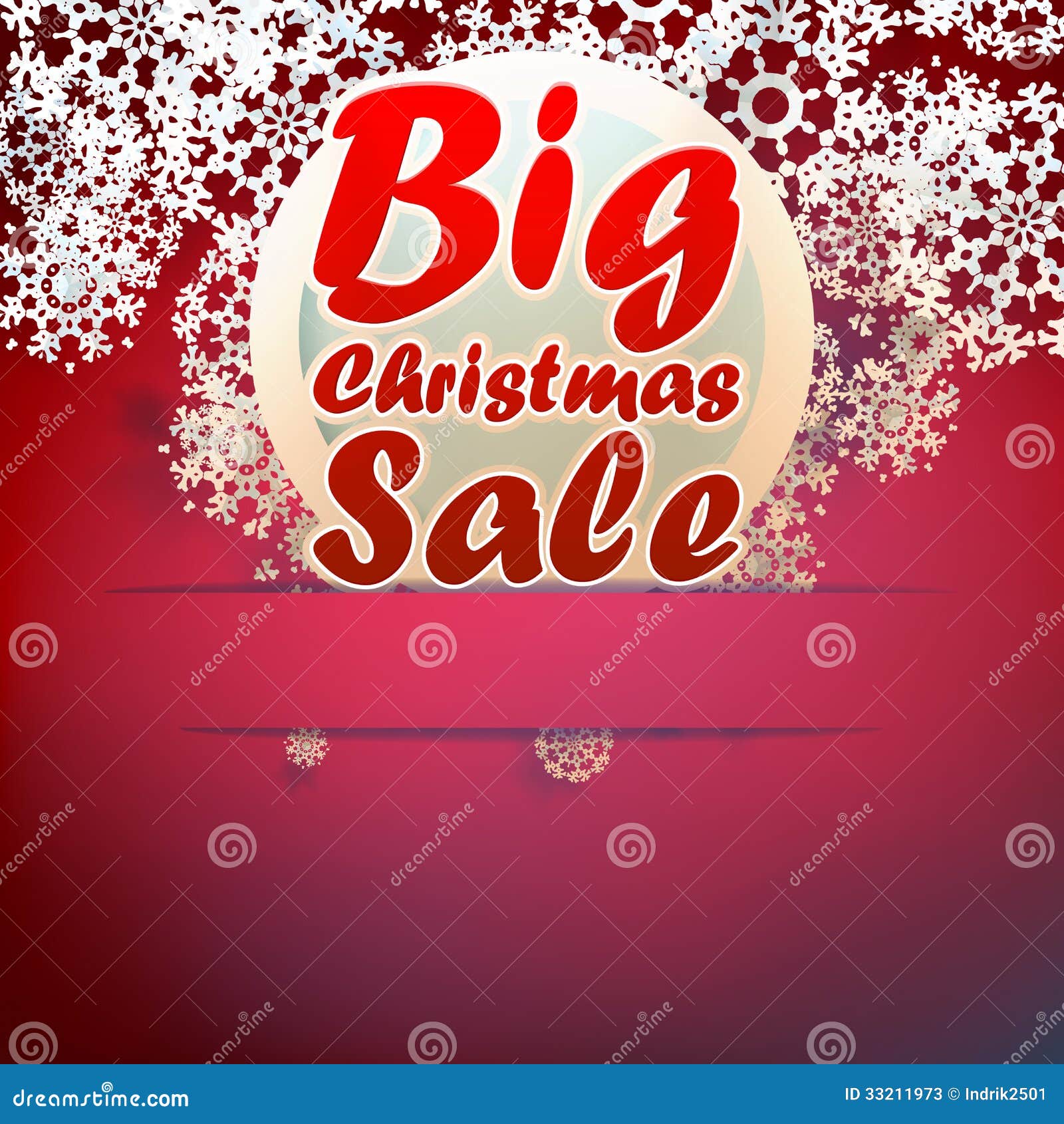Christmas Big Sale Template. Stock Photos Image 33211973